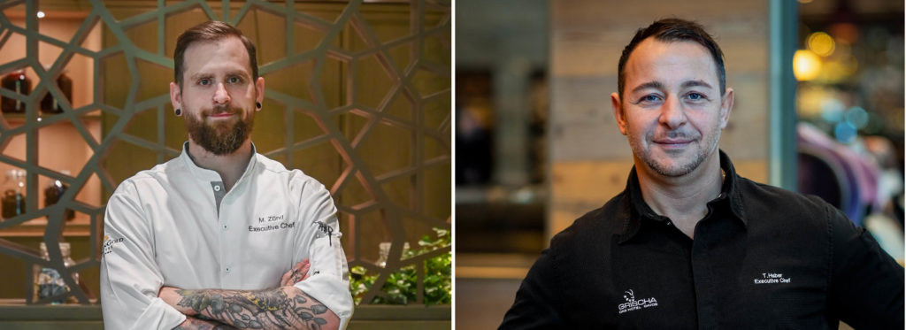 Manuel Zünd und Thomas Huber laden zum "4 Hands Dinner" am 23. August 2025 im Restaurant APOLLO.