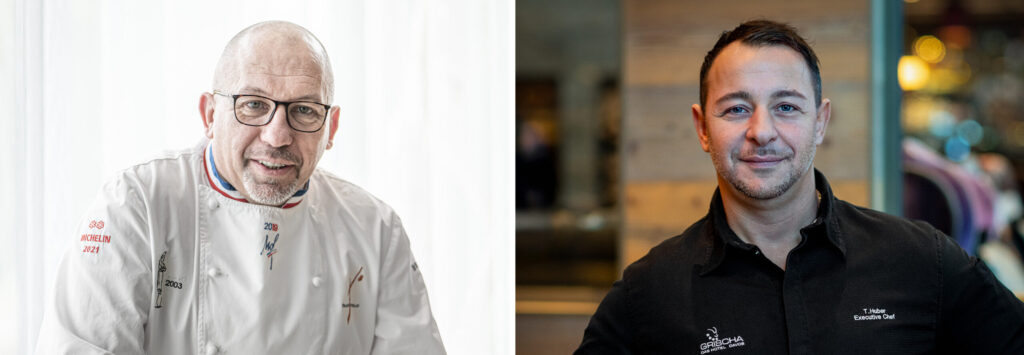 Franck Putelat und Thomas Huber kochen gemeinsam am Davos Klosters Fine Dine Festival.