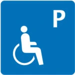 Piktogramm: Behindertenparkplatz