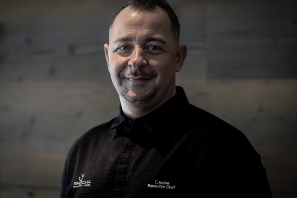 Porträt von Thomas Huber, Executive Chef des Hotel Grischa